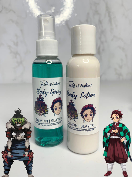 Tanjiro/Gyutaro Spray and Lotion Duo